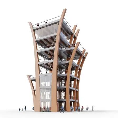Overall appearance rendering of the project