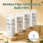 bamboo hanging tissues bamboo fiber antibacteria rate over 90 percent 1380 sheets free hook