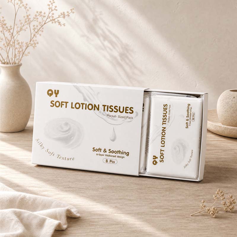 otion tissue 8 pack pocket size 6-ply ultra soft
