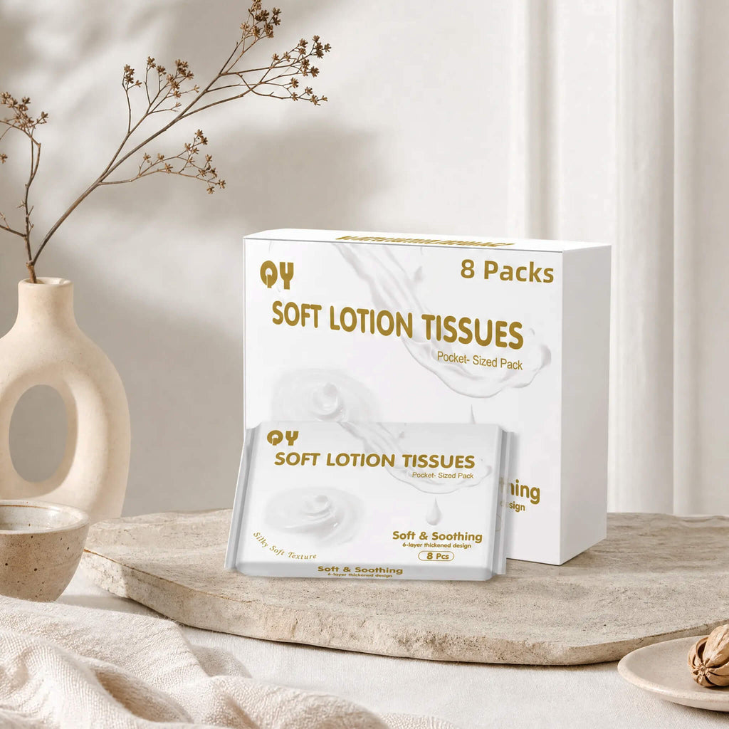 lotion tissue 8 pack pocket size 6-ply ultra soft