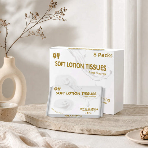 lotion tissue 8 pack pocket size 6-ply ultra soft