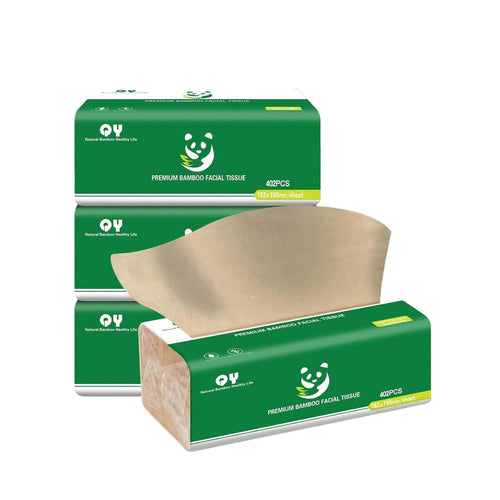 bamboo facial tissue 3-pack premium quality natural bamboo pulp