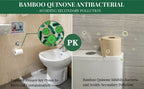 Tree-Free Bamboo Toilet Paper | 18 Rolls | Fast Dissolving | Qingya