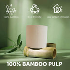 Mega Roll Bamboo Toilet Paper  | 12 rolls |Plastic-Free | Qingya