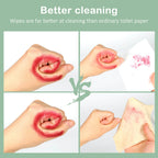 bamboo wipes better cleaning than ordinary toilet paper effective hygiene