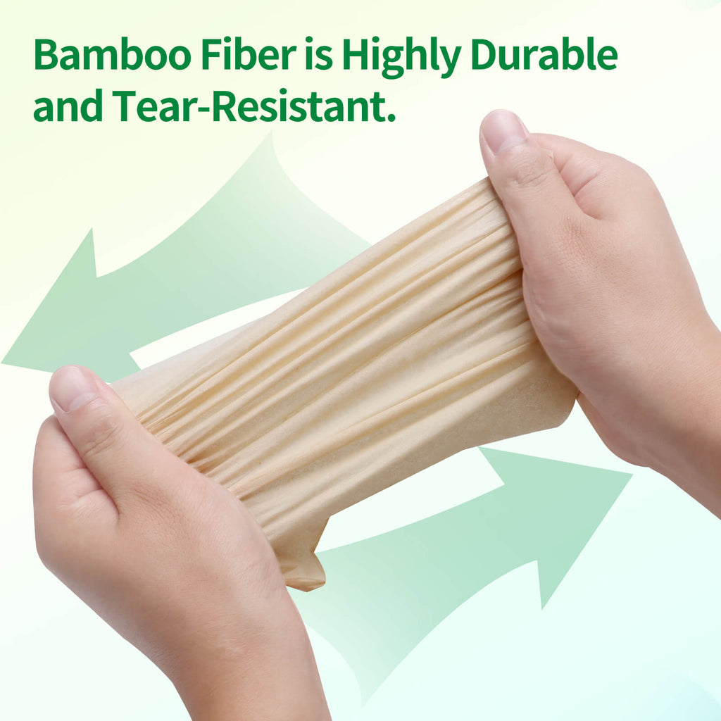 bamboo fiber highly durable and tear-resistant strong paper texture