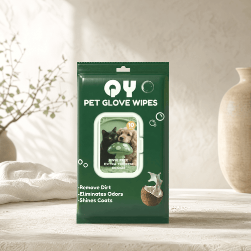 Qingya pet cleaning glove wipes