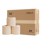 Mega Roll Bamboo Toilet Paper  | 12 rolls |Plastic-Free | Qingya