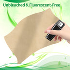 unbleached and fluorescent-free bamboo tissue chemical-free natural brown color
